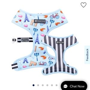Frenchie Duo Frenchie in Paris Reversible Dog Harness